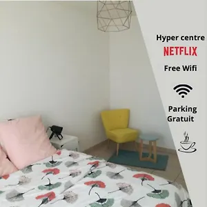  Appartement Citystay Hypercentre Airbus Wifi Free